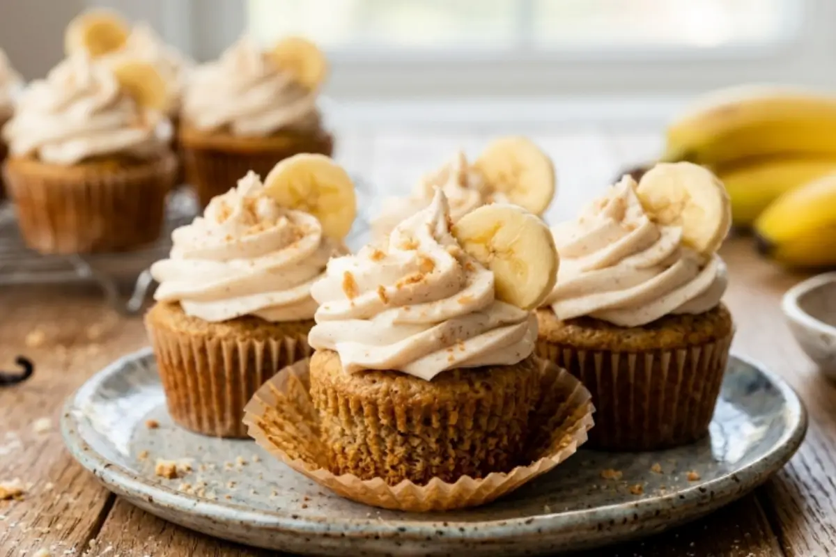 Key Ingredients For Banana Cupcakes The ultimate banana cupcakes recipe, bringing warm, nostalgic bakery flavors straight to your kitchen table. Perfectly moist and topped with a luscious frosting, these simple and reassuring treats are a beautiful way to create sweet family memories.